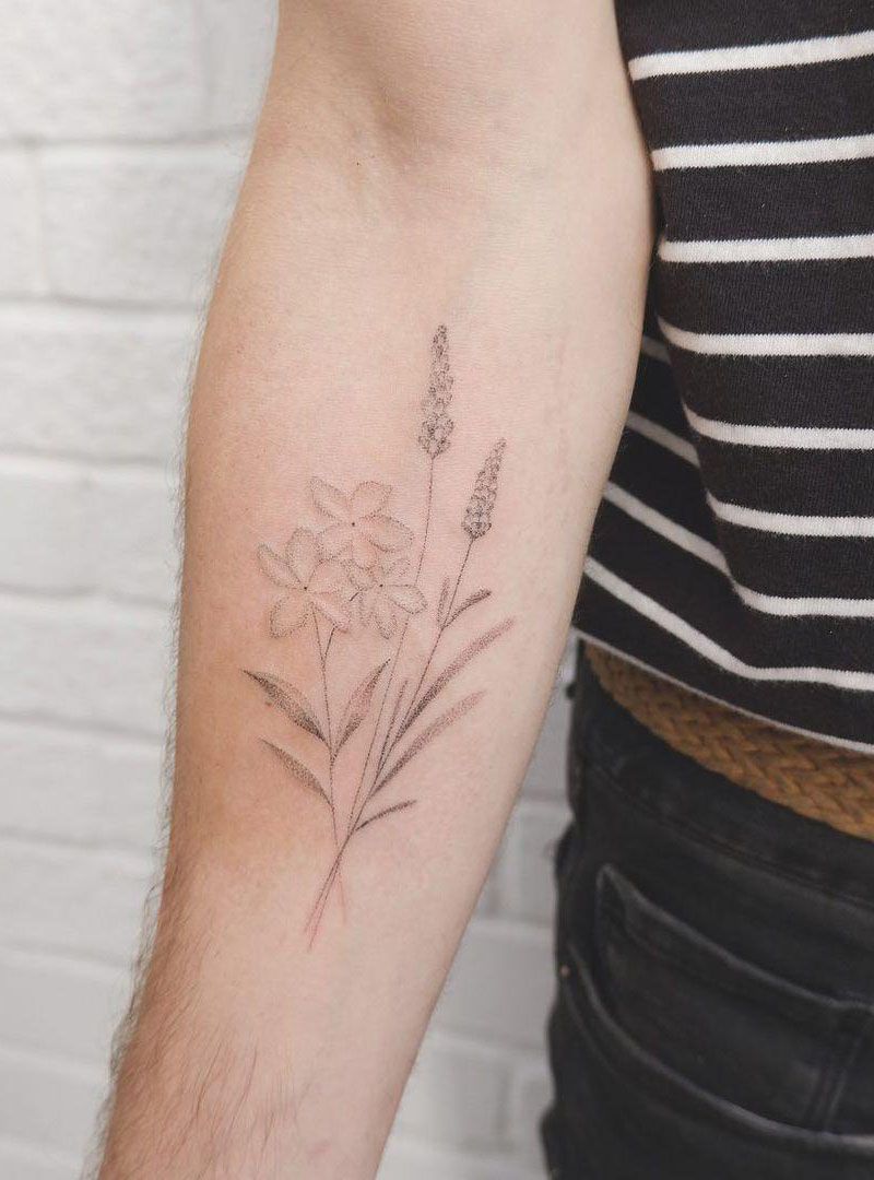 30 Pretty Jasmine Tattoos You Must Love