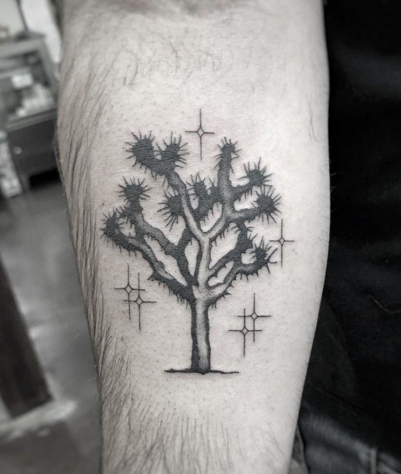 30 Pretty Joshua Tree Tattoos You Must Love