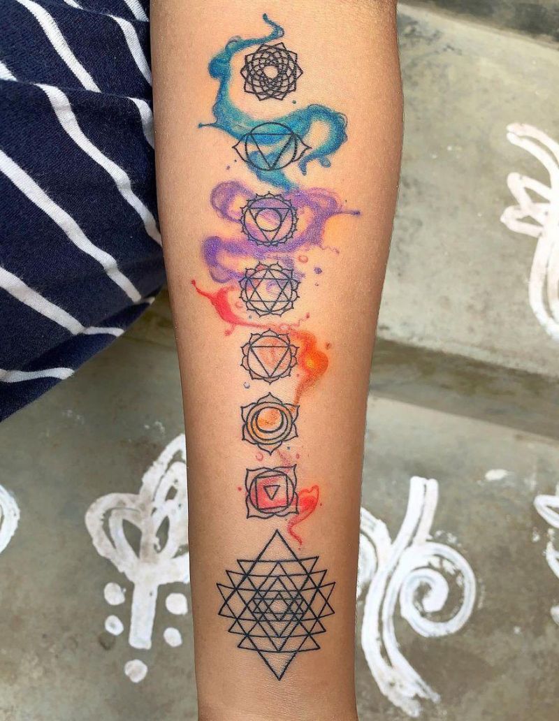 30 Pretty Chakra Tattoos You Need to Copy