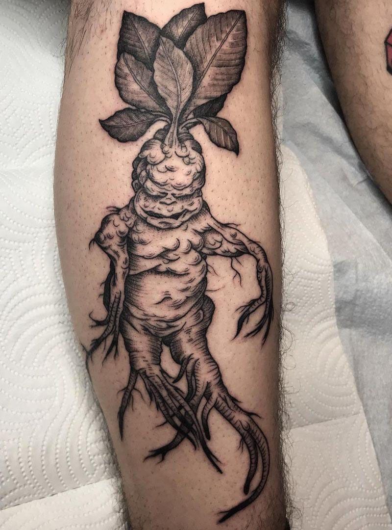 30 Pretty Mandrake Tattoos You Will Love