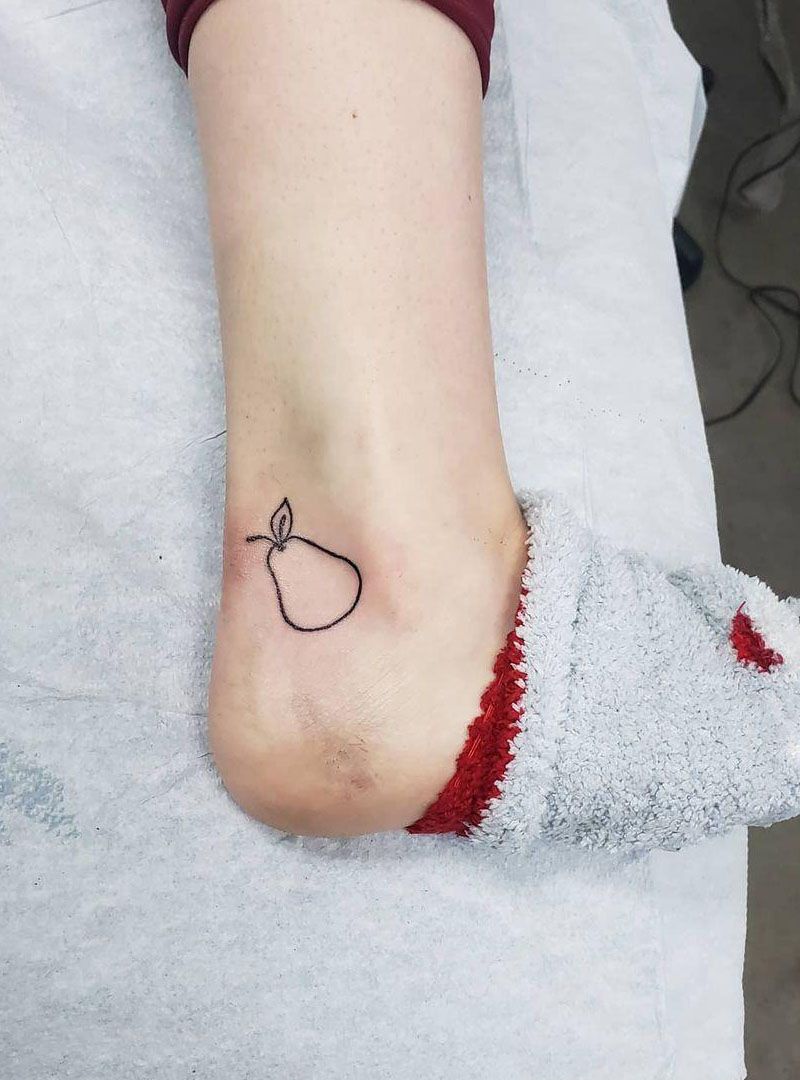 30 Pretty Pear Tattoos You Must Love