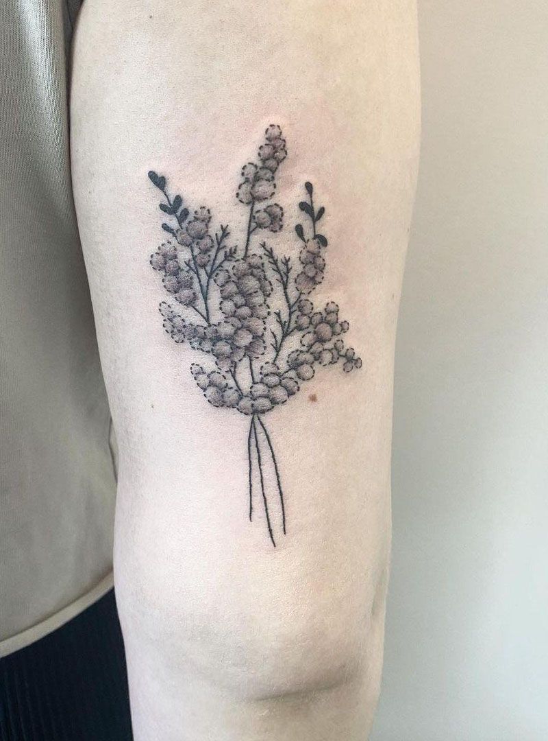 30 Pretty Wattle Tattoos You Need to Copy