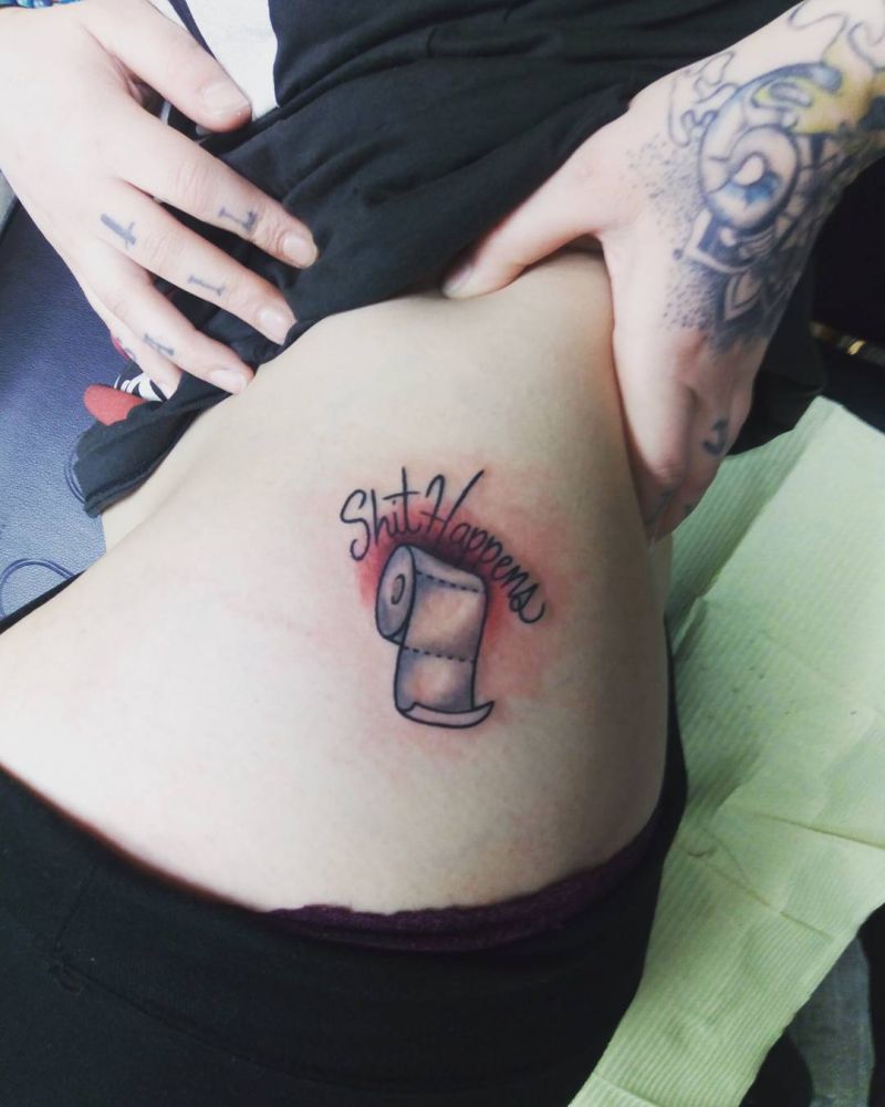 30 Cute Toilet Paper Tattoos Your Can Copy