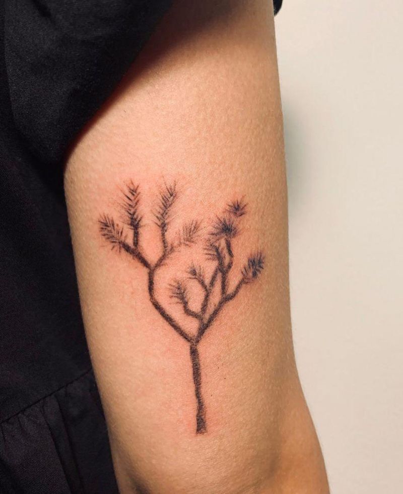 30 Pretty Joshua Tree Tattoos You Must Love