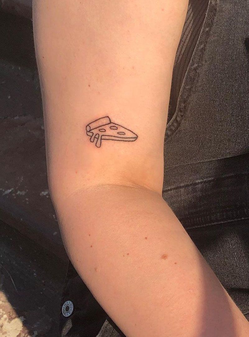 30 Elegant Pizza Tattoos for Your Inspiration