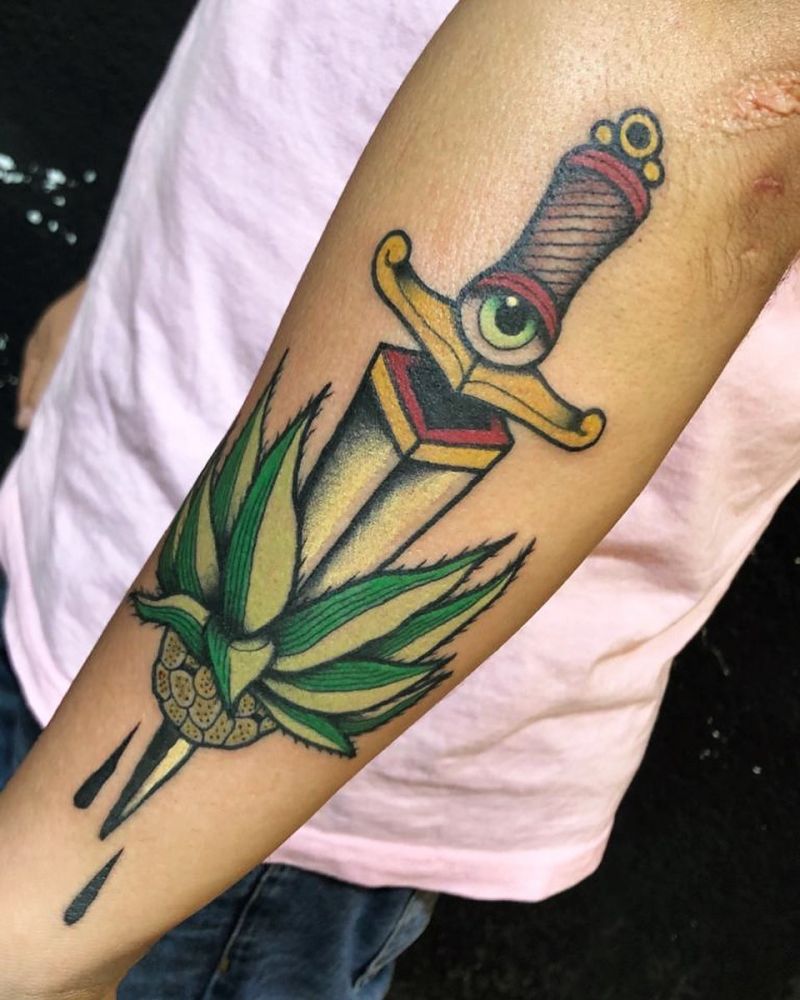 30 Pretty Agave Tattoos Make You Attractive