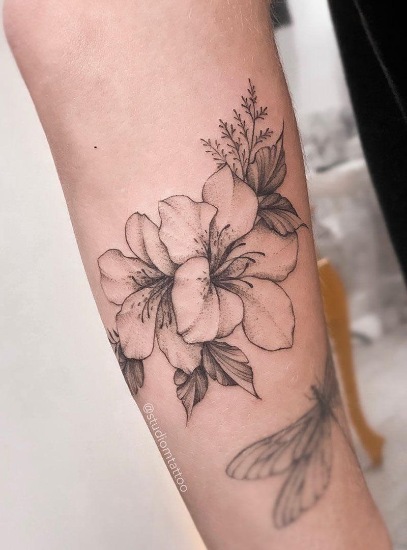 30 Elegant Azalea Tattoos You Need to Copy