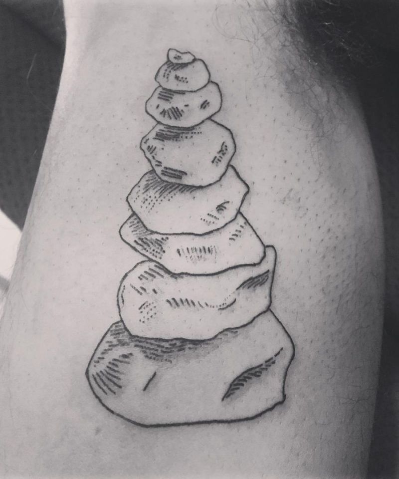 30 Unique Cairn Tattoos for Your Inspiration