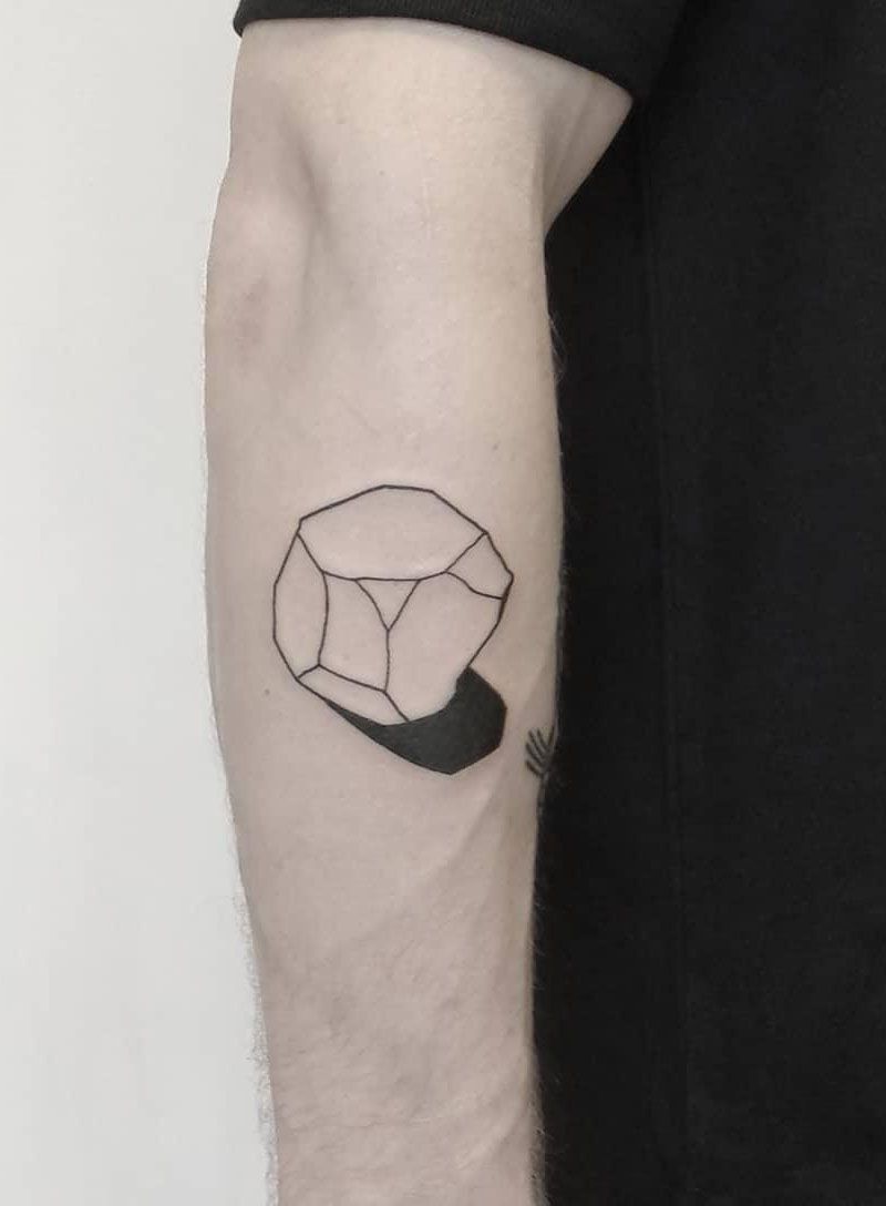 30 Elegant Stone Tattoos for Your Inspiration