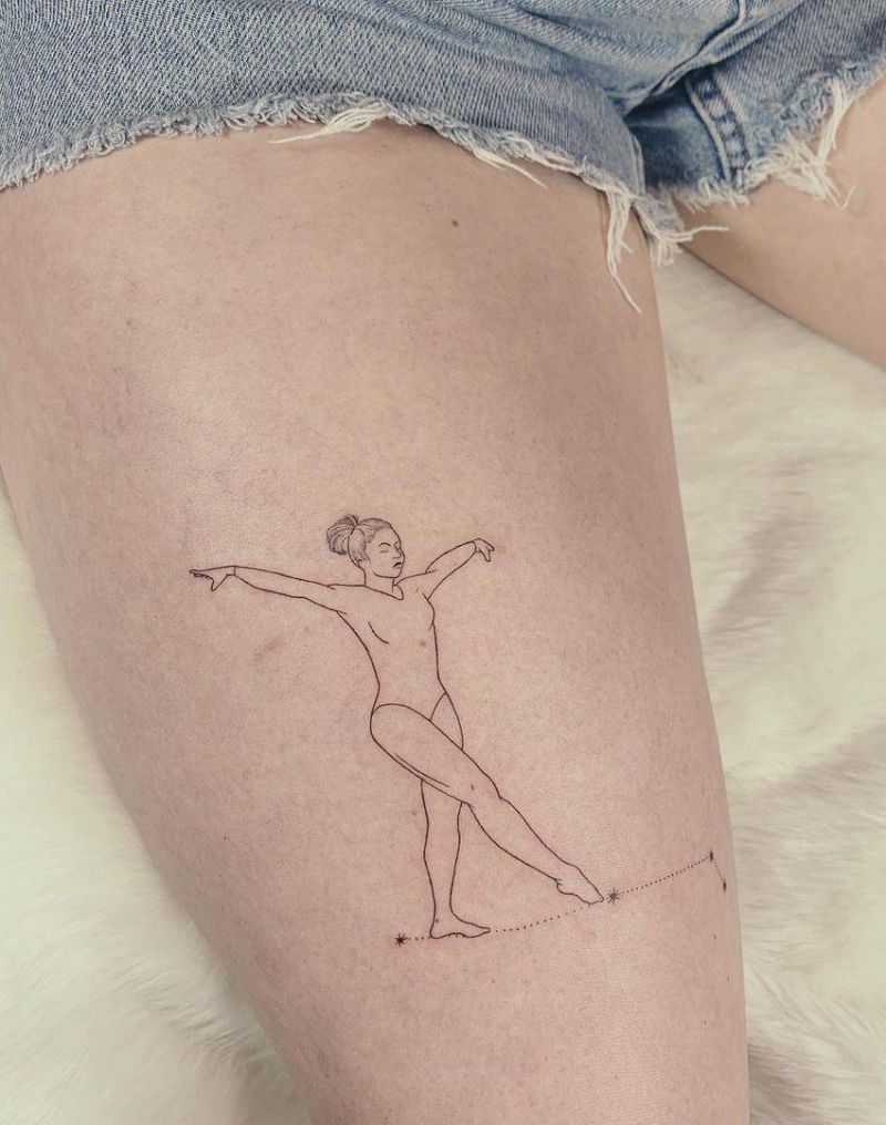 30 Creative Gymnast Tattoos for Your Inspiration