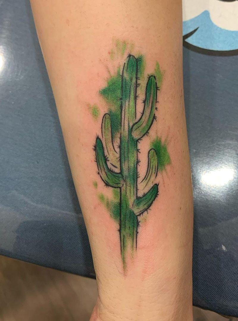 30 Pretty Saguaro Tattoos You Will Love