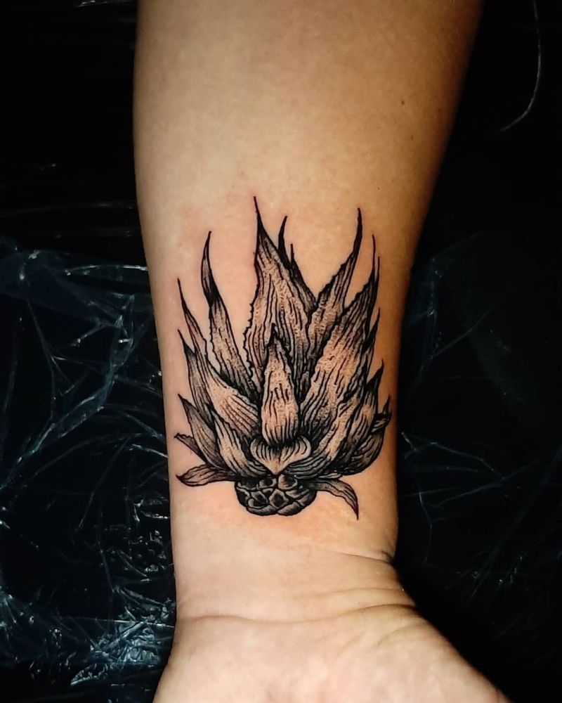 30 Pretty Agave Tattoos Make You Attractive