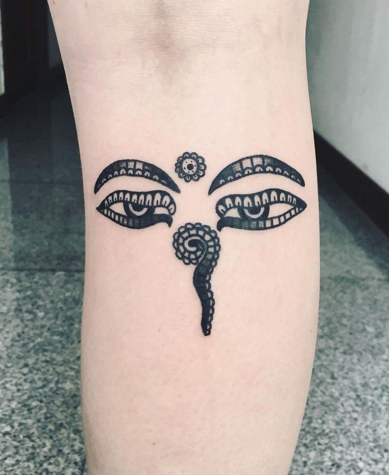 30 Pretty Buddha Eyes Tattoos You Will Love