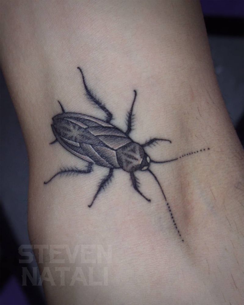 30 Pretty Cockroach Tattoos You Will Love