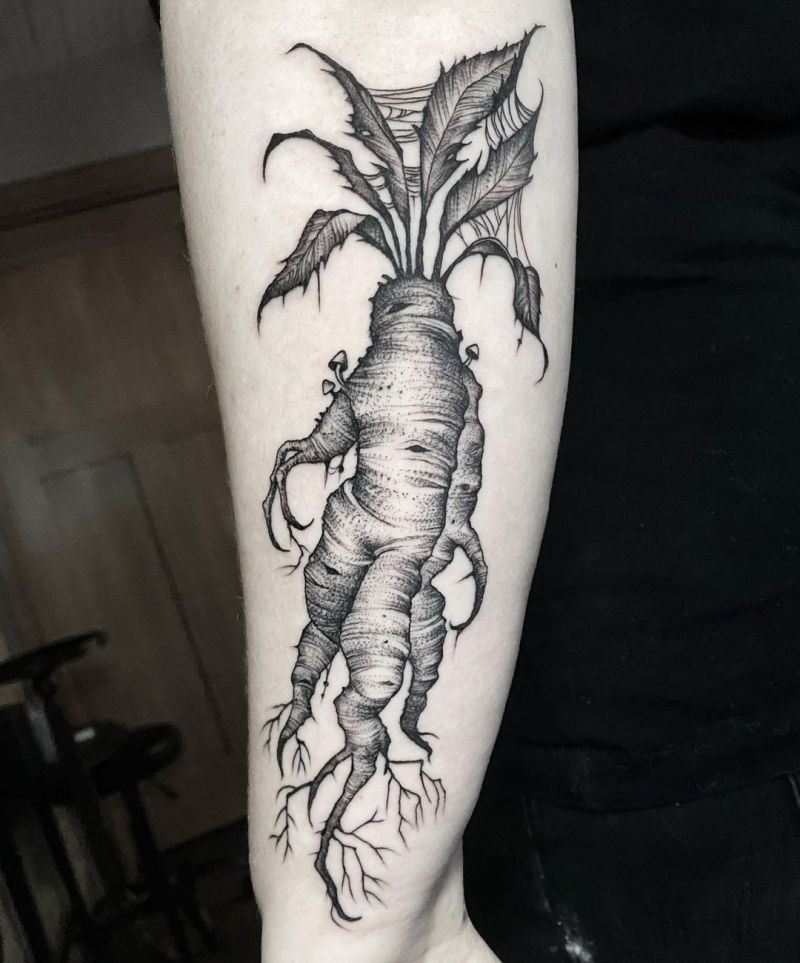 30 Pretty Mandrake Tattoos You Will Love