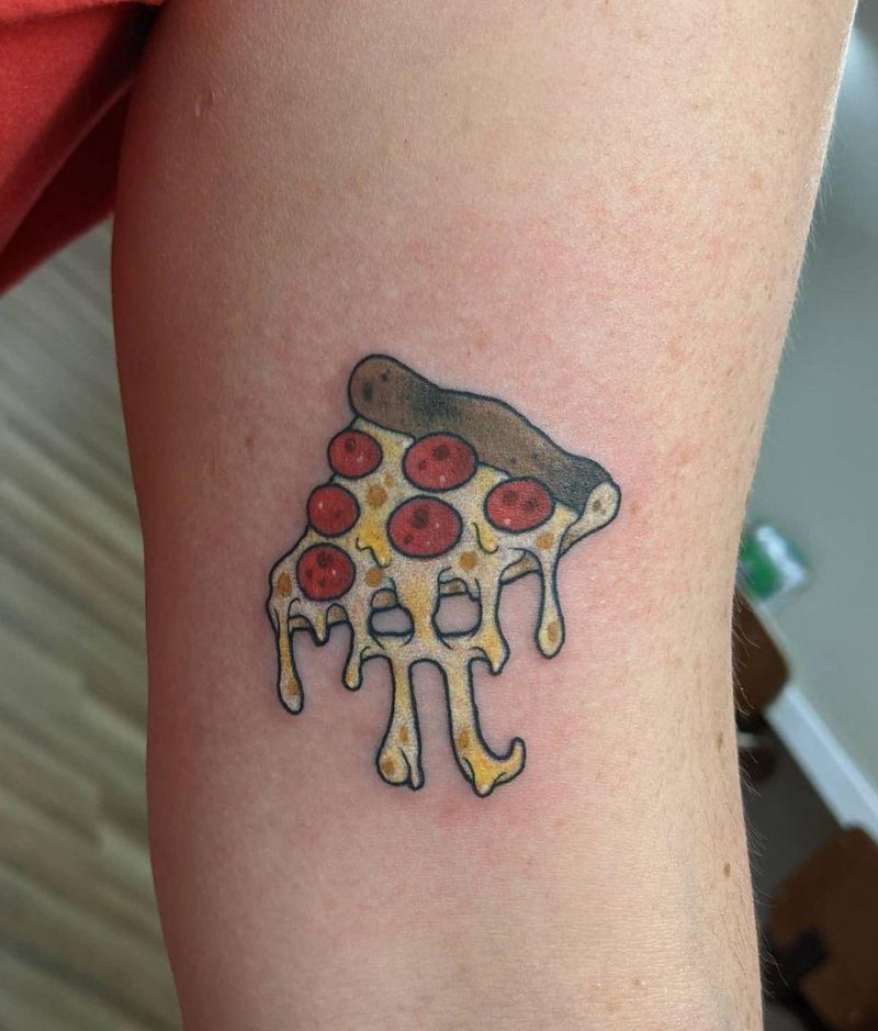 30 Elegant Pizza Tattoos for Your Inspiration