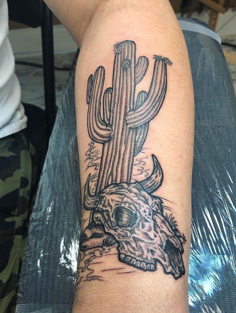 30 Pretty Saguaro Tattoos You Will Love