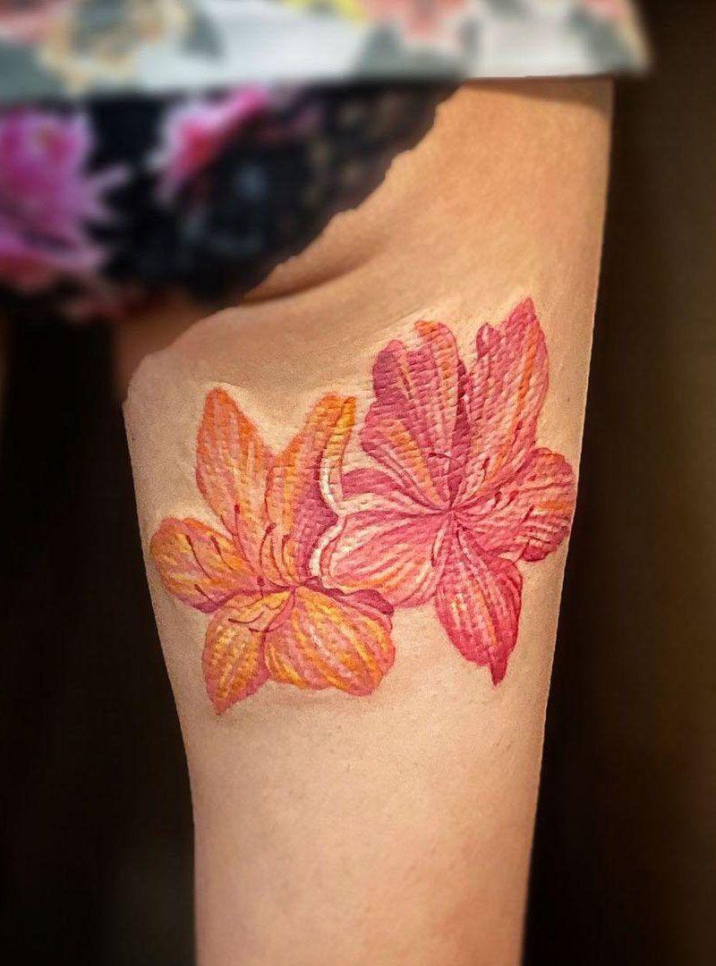 30 Elegant Azalea Tattoos You Need to Copy