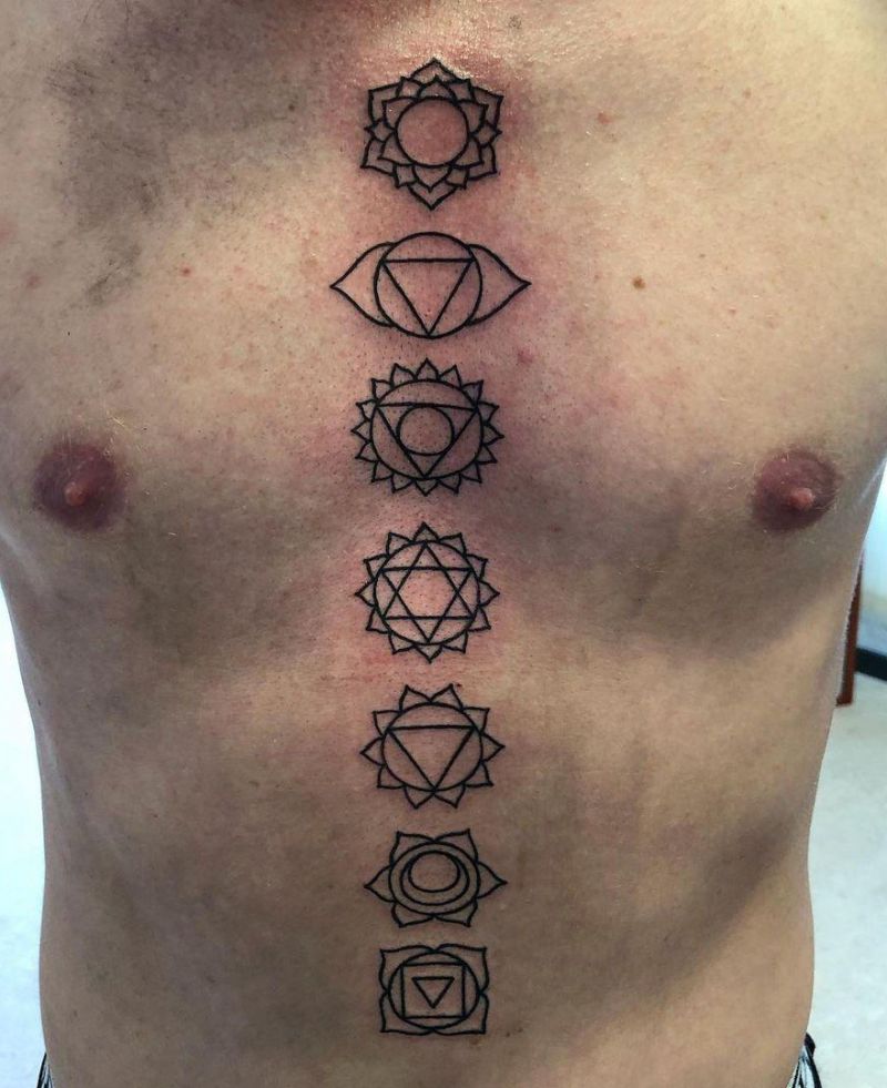 30 Pretty Chakra Tattoos You Need to Copy