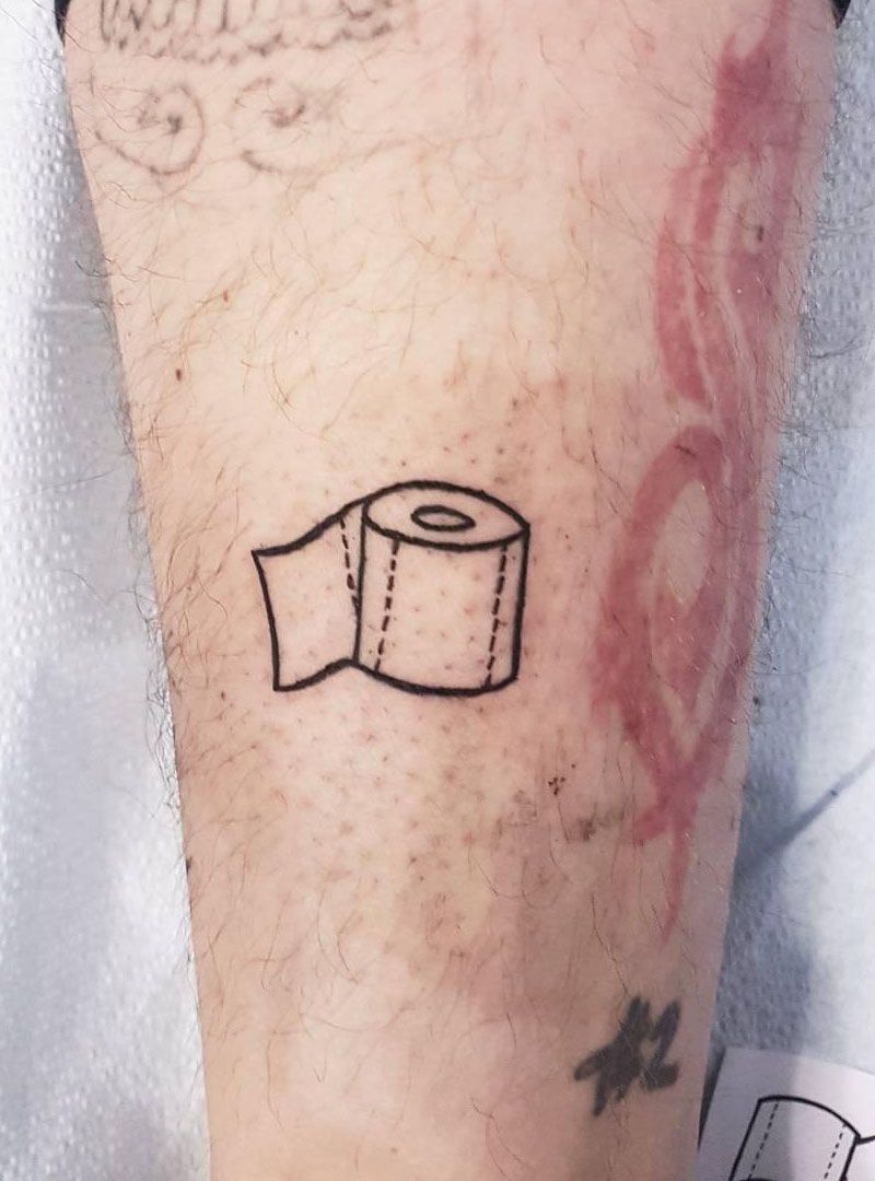 30 Cute Toilet Paper Tattoos Your Can Copy