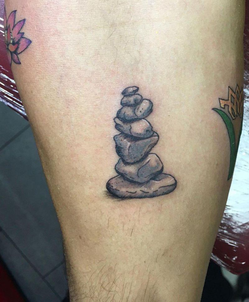 30 Unique Cairn Tattoos for Your Inspiration