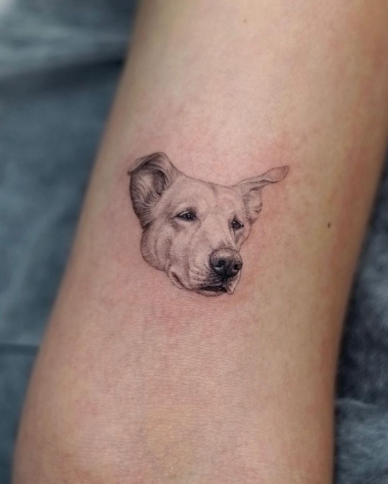 30 Cute Dog Tattoos You Can Copy