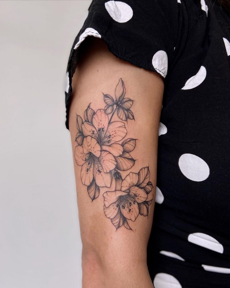 30 Elegant Azalea Tattoos You Need to Copy