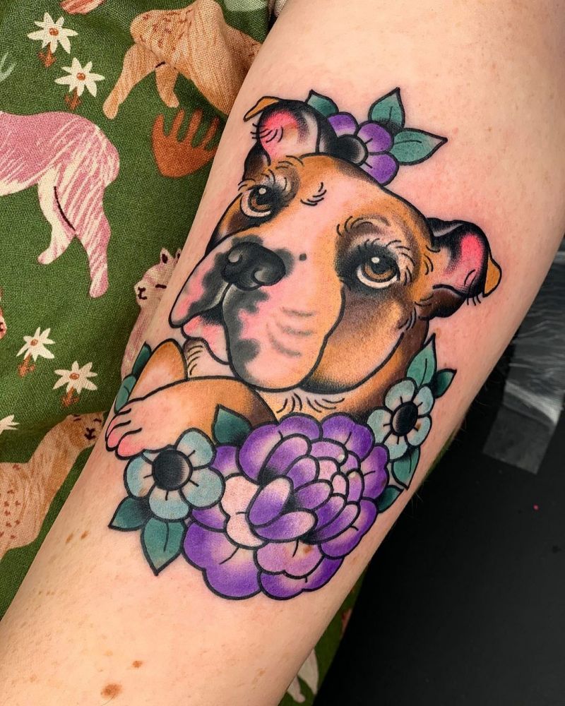 30 Cute Dog Tattoos You Can Copy