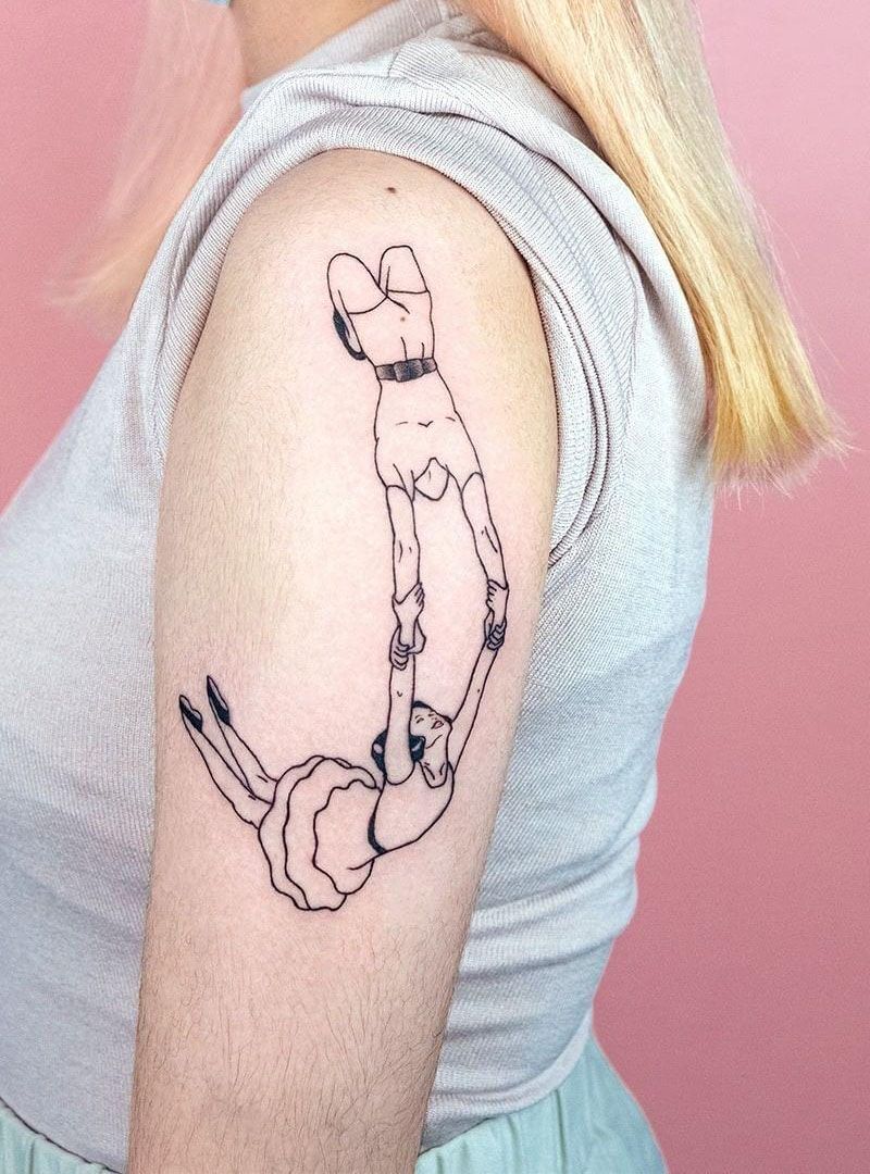 30 Creative Gymnast Tattoos for Your Inspiration