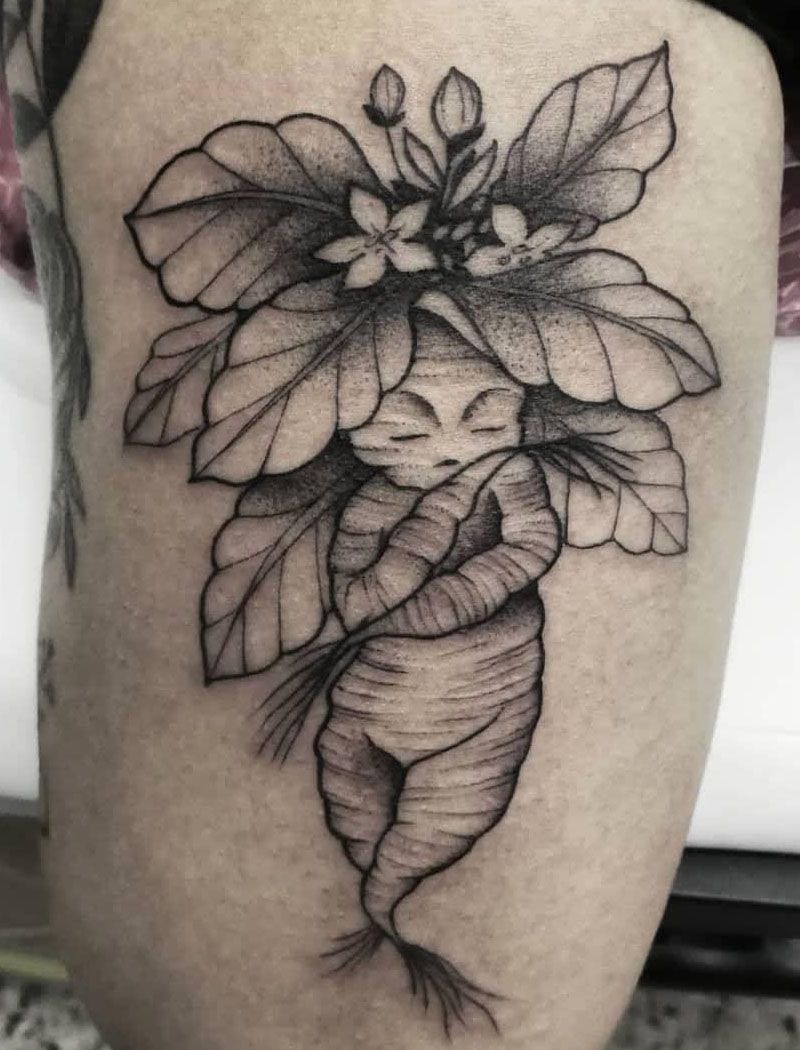 30 Pretty Mandrake Tattoos You Will Love