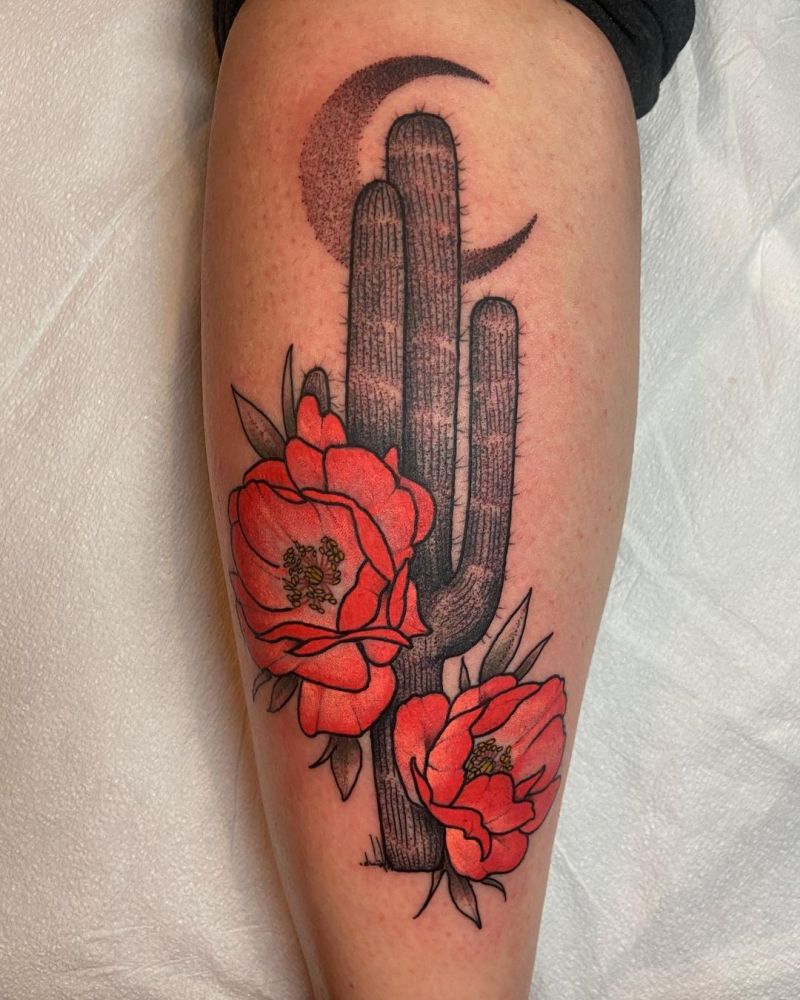 30 Pretty Saguaro Tattoos You Will Love