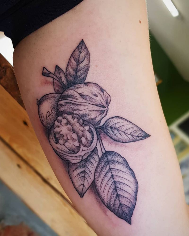 30 Pretty Walnut Tattoos You Must Try