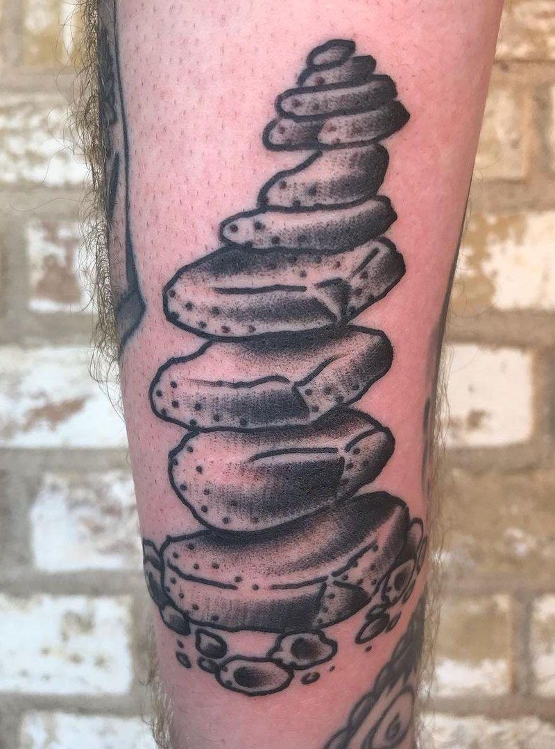 30 Unique Cairn Tattoos for Your Inspiration