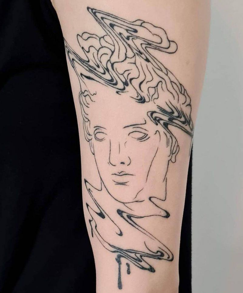 30 Great Glitch Tattoos You Can Copy