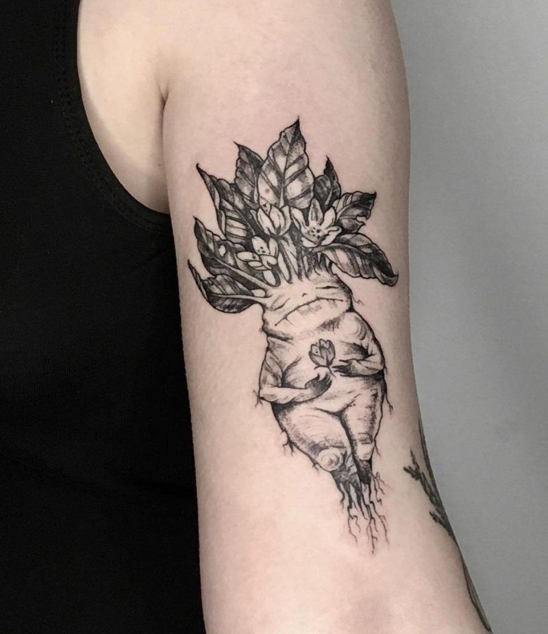 30 Pretty Mandrake Tattoos You Will Love