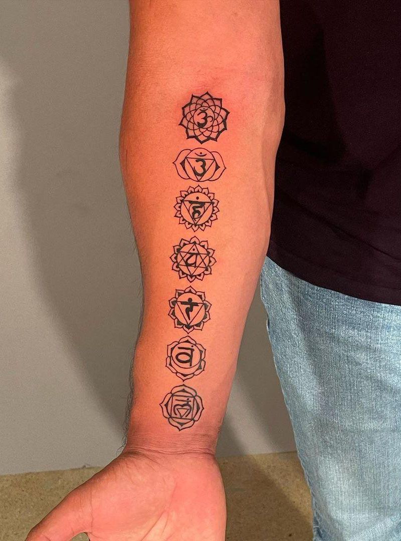 30 Pretty Chakra Tattoos You Need to Copy