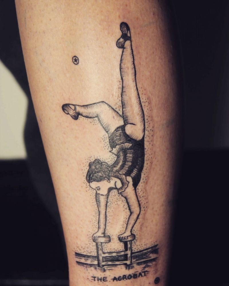 30 Creative Gymnast Tattoos for Your Inspiration