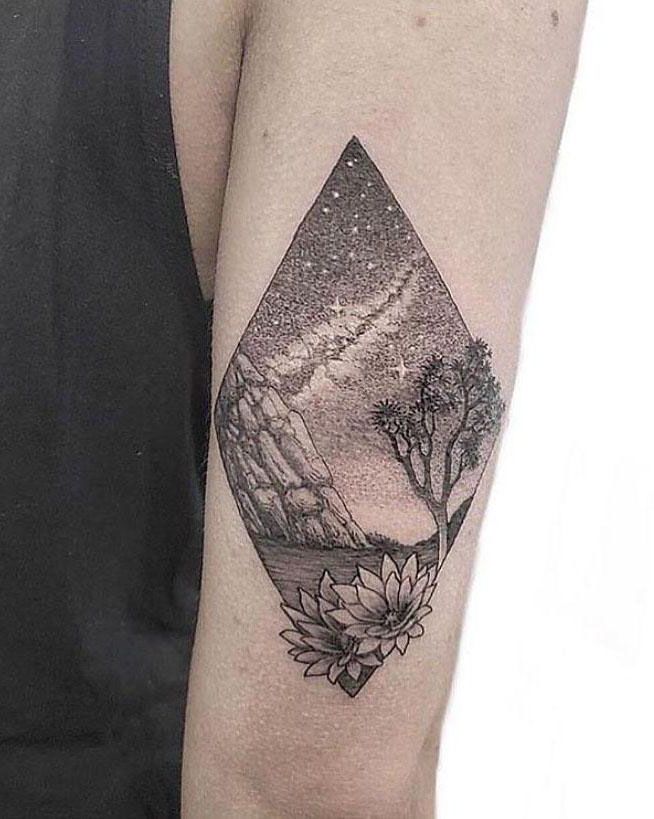 30 Pretty Joshua Tree Tattoos You Must Love