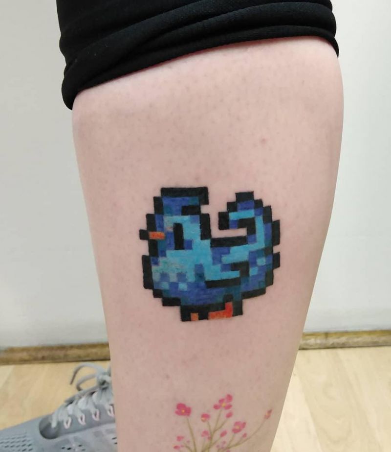 30 Pretty Pixel Tattoos You Need to Copy