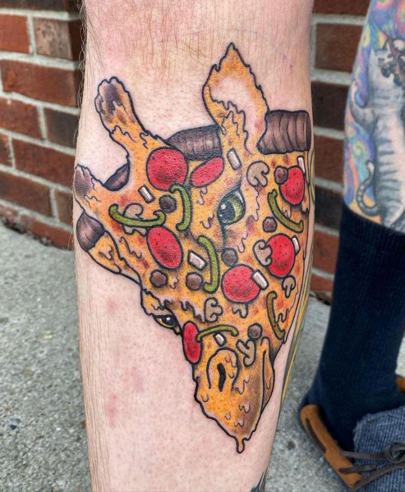 30 Elegant Pizza Tattoos for Your Inspiration