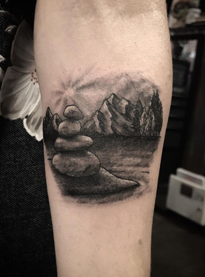 30 Unique Cairn Tattoos for Your Inspiration