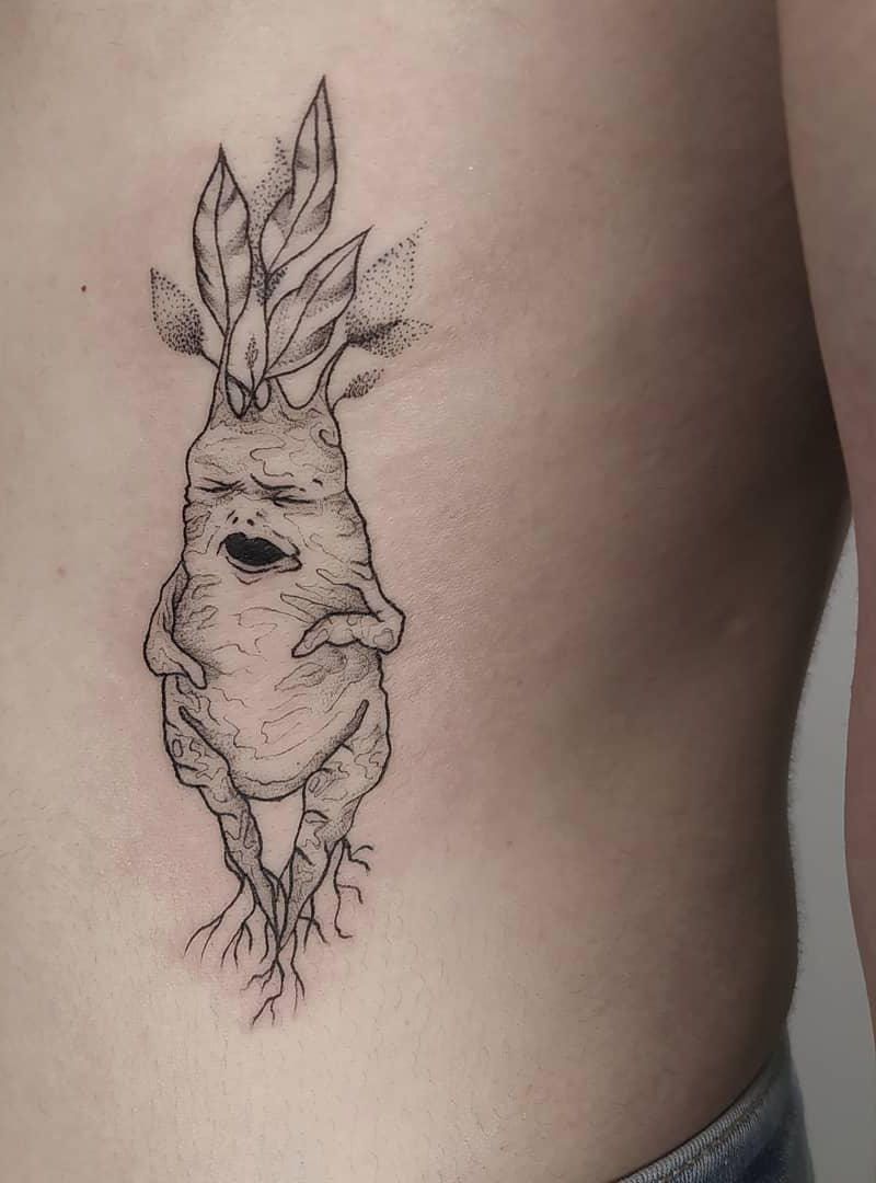 30 Pretty Mandrake Tattoos You Will Love