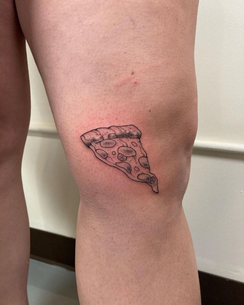 30 Elegant Pizza Tattoos for Your Inspiration