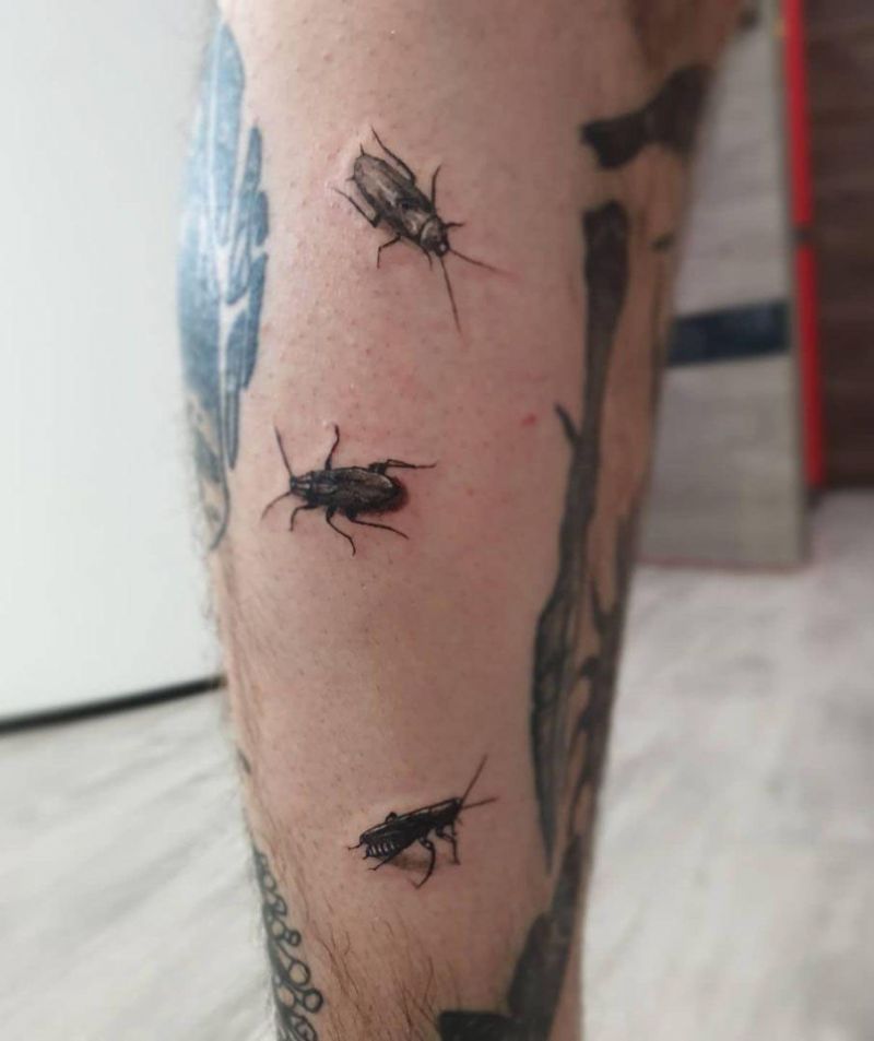 30 Pretty Cockroach Tattoos You Will Love