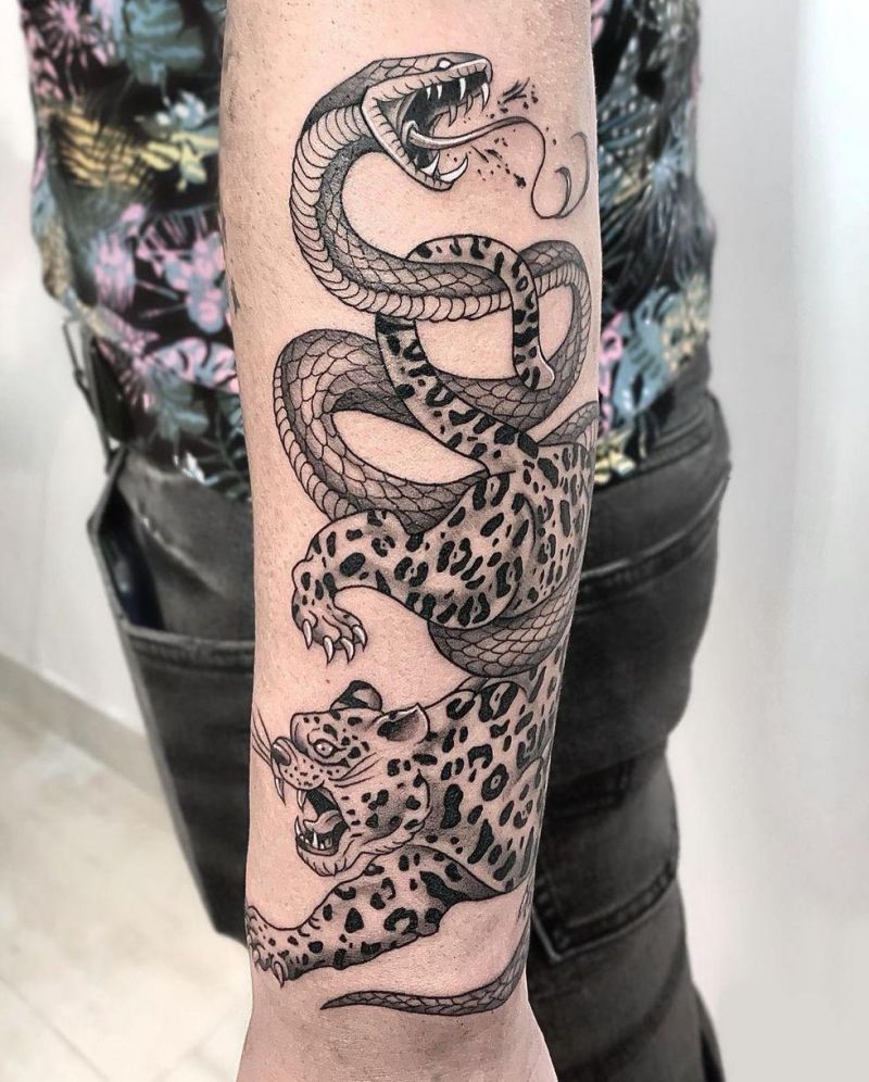 16 Pretty Anaconda Tattoos to Inspire You