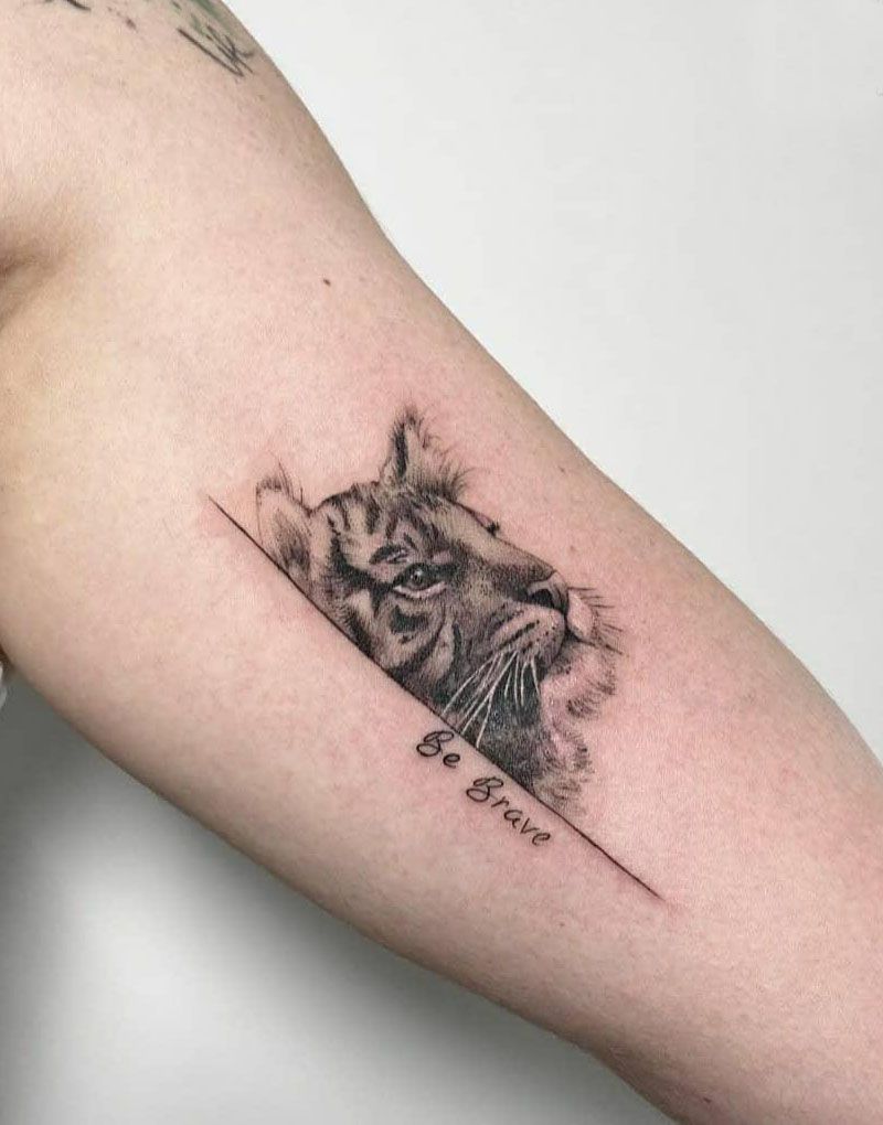 30 Adorable Baby Tiger Tattoos You Must Love