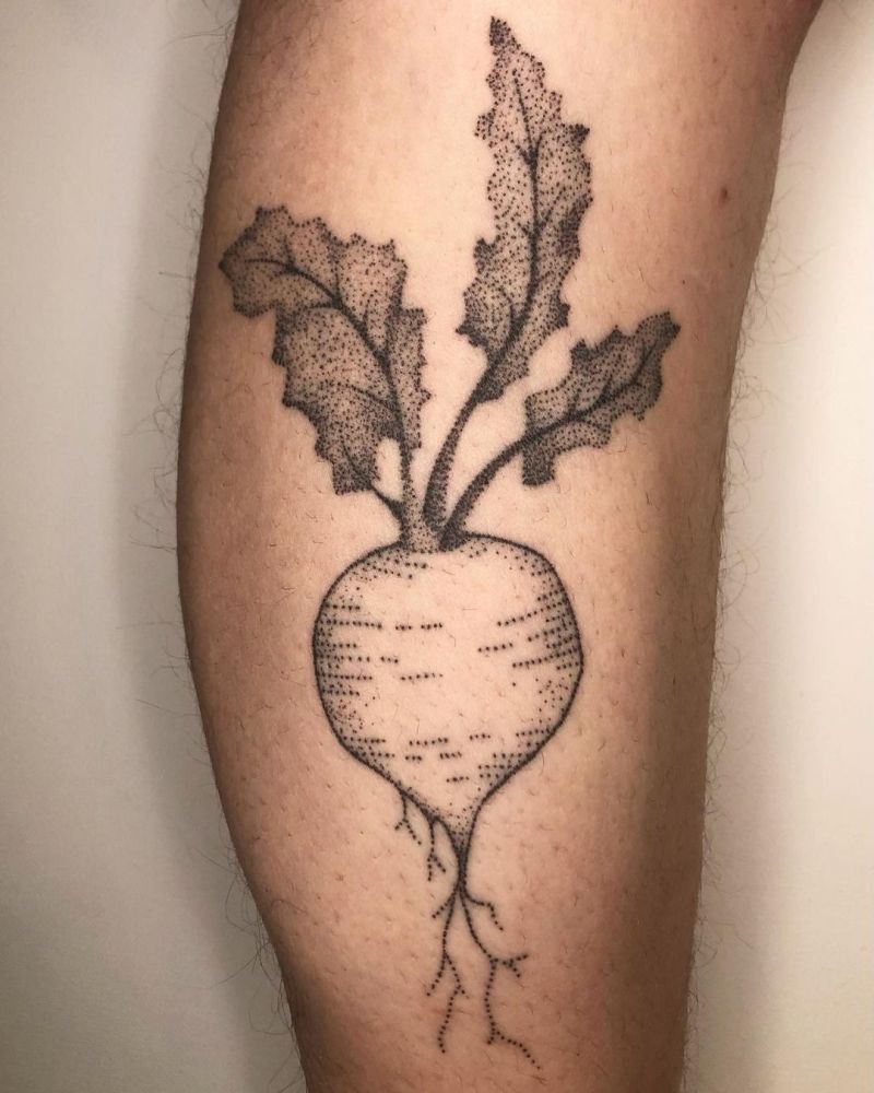 30 Pretty Beet Tattoos for Your Inspiration