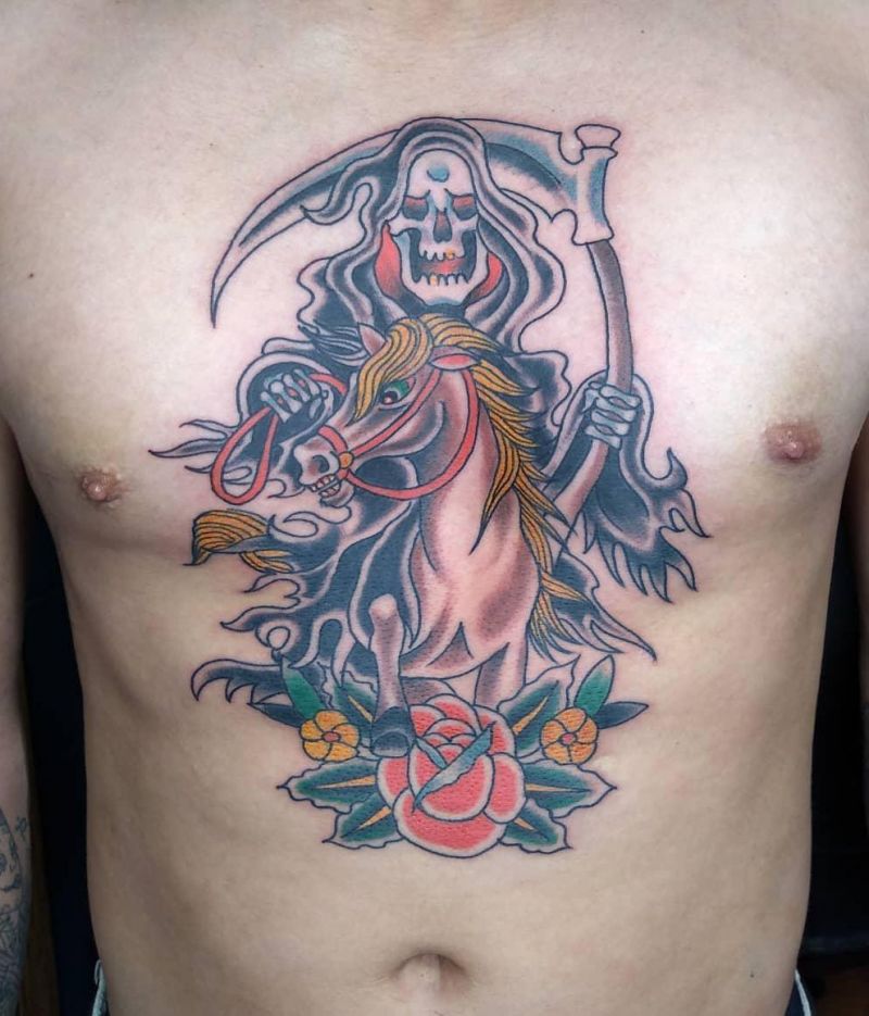 30 Gorgeous Grim Reaper Tattoos You Will Love