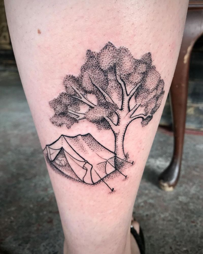 30 Pretty Gum Tree Tattoos You Will Love