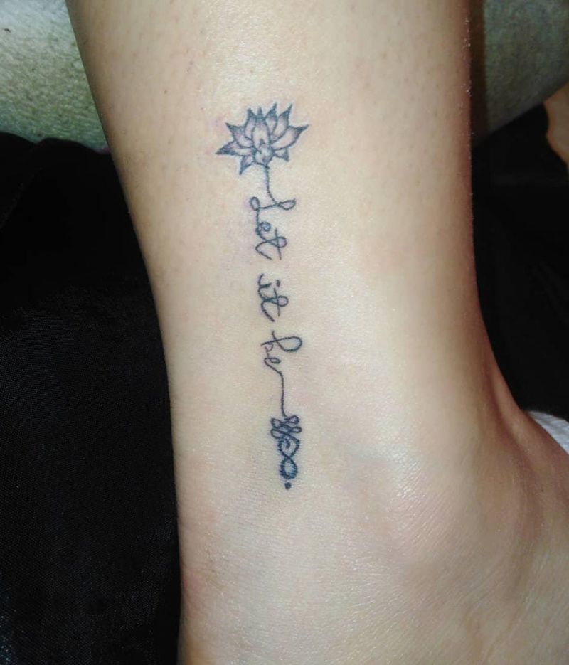 30 Pretty Let It Be Tattoos for Your Inspiration